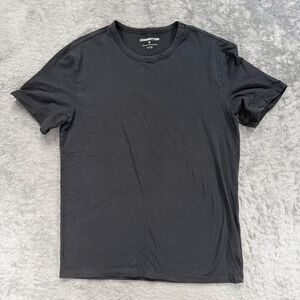 Bearbottom T-Shirt Mens Medium Black Supima Cotton Spandex Short Sleeve
